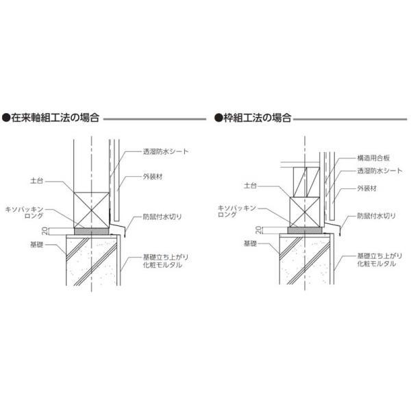 JOTO キソパッキン キソパッキンロング 城東テクノ 20本入 KP-L120