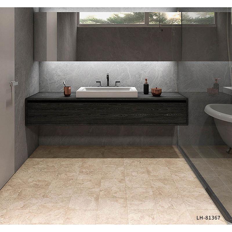 抗菌 防カビ クッションフロア ストーン 石目 リリカラ 1.8ｍｍ厚 182ｃｍ巾 LH81366〜81369 インペリアルマーブル 目地あり｜ビバ建材通販 PayPayモール店|03