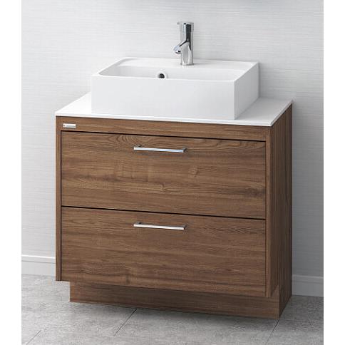 アサヒ衛陶 洗面台本体のみ おしゃれ 間口750mm デューク 一般地