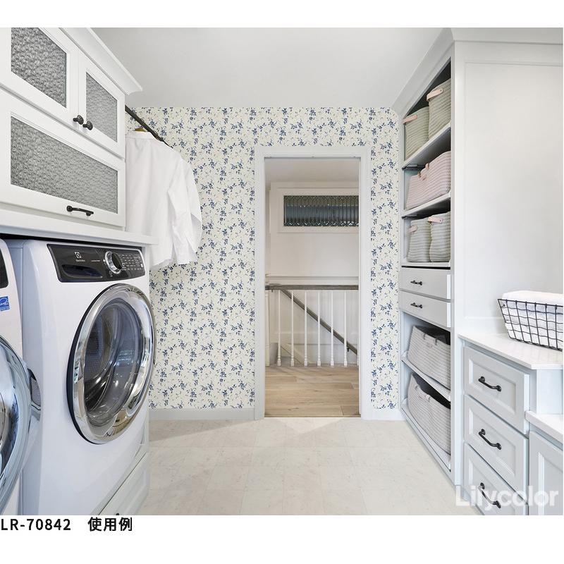 リリカラ LR70842 水まわりにおすすめ 花柄壁紙 おしゃれ diy リリカラ LR70842 水まわりにおすすめ 花柄壁紙 おしゃれ diy