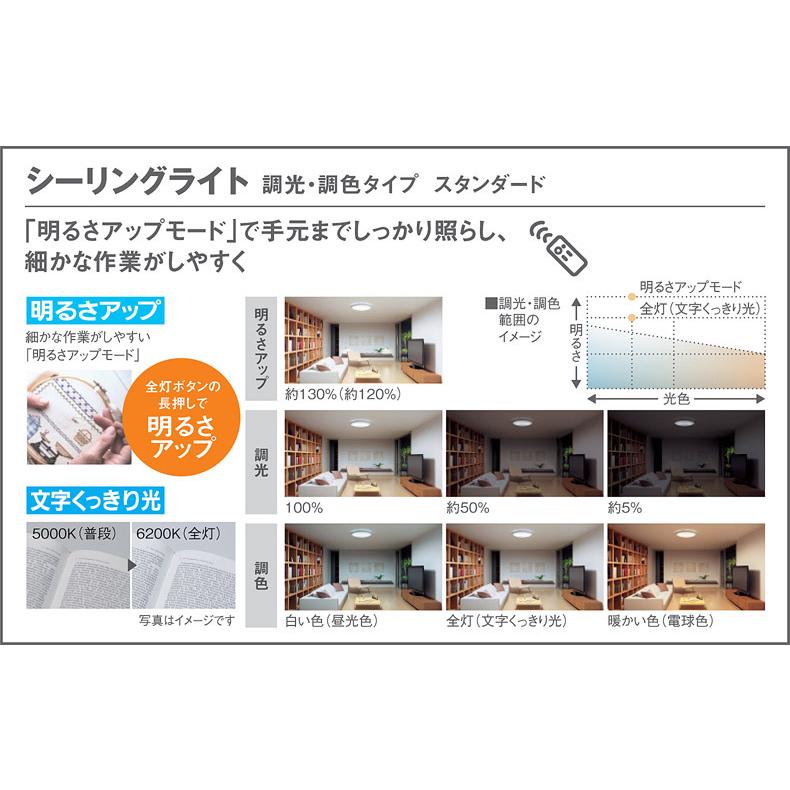 パナソニック シーリングライト8畳用調色 lseb1196 送料無料