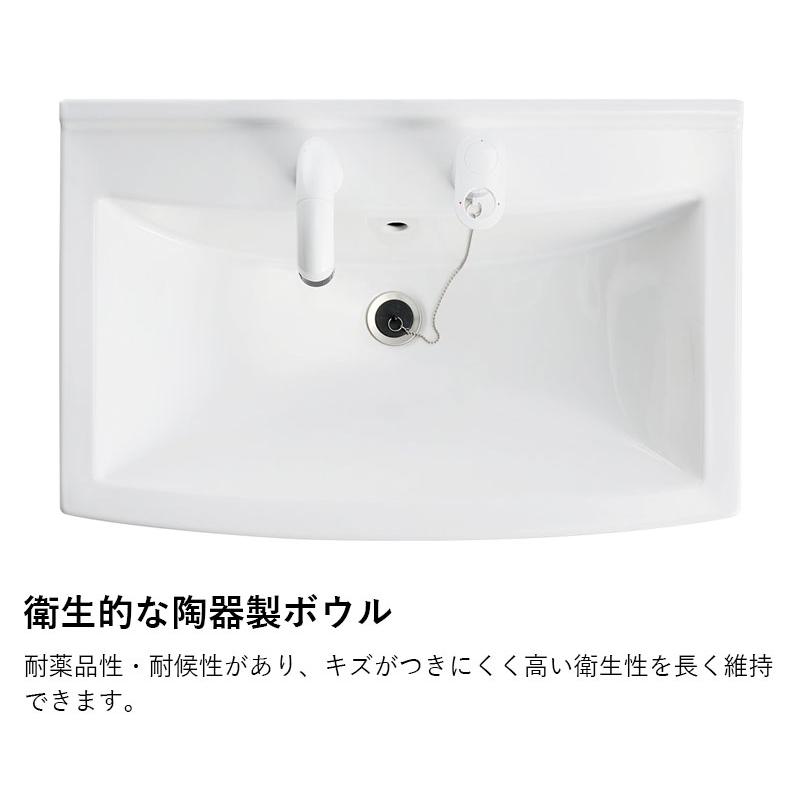 洗面化粧台本体のみ ジャニス工業 リフレスタンド 間口600mm 節湯水栓