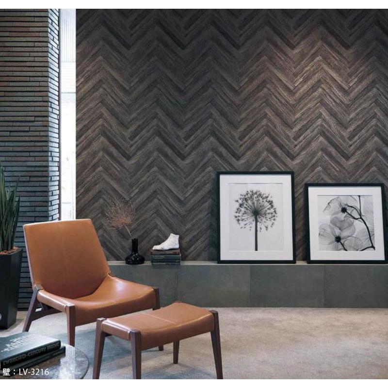 リリカラ 壁紙 木目調 ヘリンボーン ブラウン系 ブラック系 おしゃれ