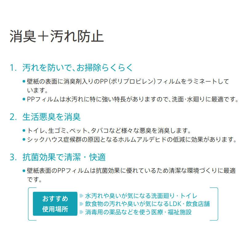 リリカラ 壁紙 花柄 ブルー系 ピンク系 フェミニン 水回り 消臭 汚れ