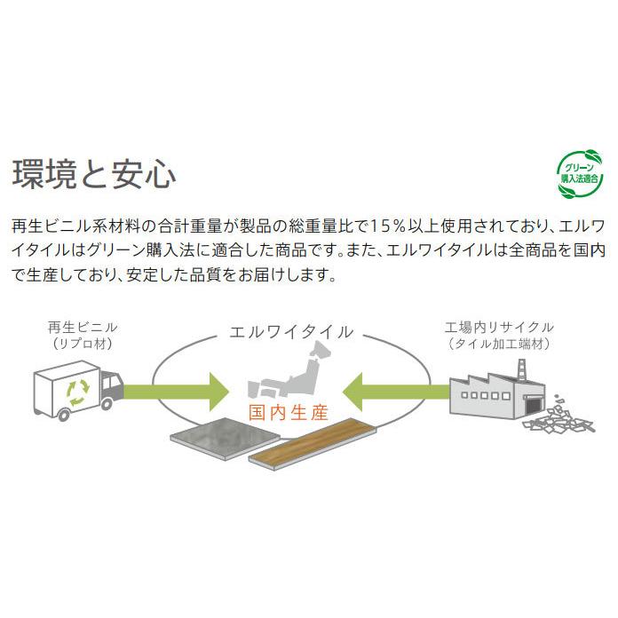 フロアタイル 石 ムルシアブラウン 床材 リリカラ エルワイタイル 枚売り 送料無料｜vivakenzai｜13