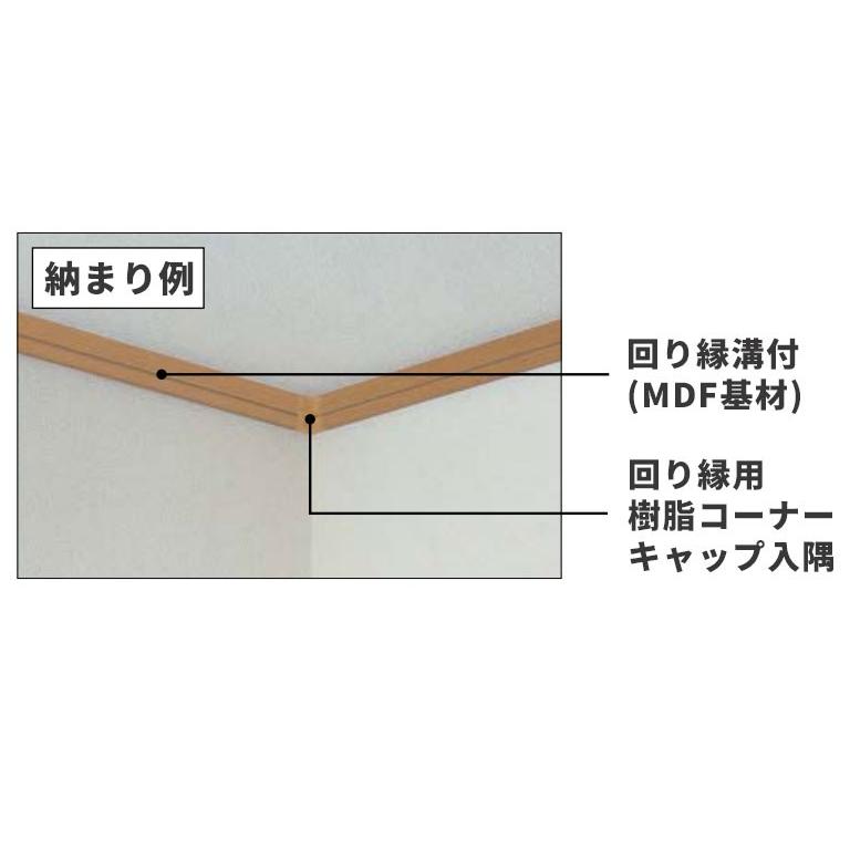 大建工業 ダイケン DAIKEN 回り縁溝付 2本入 : ビバ建材通販 DIY店