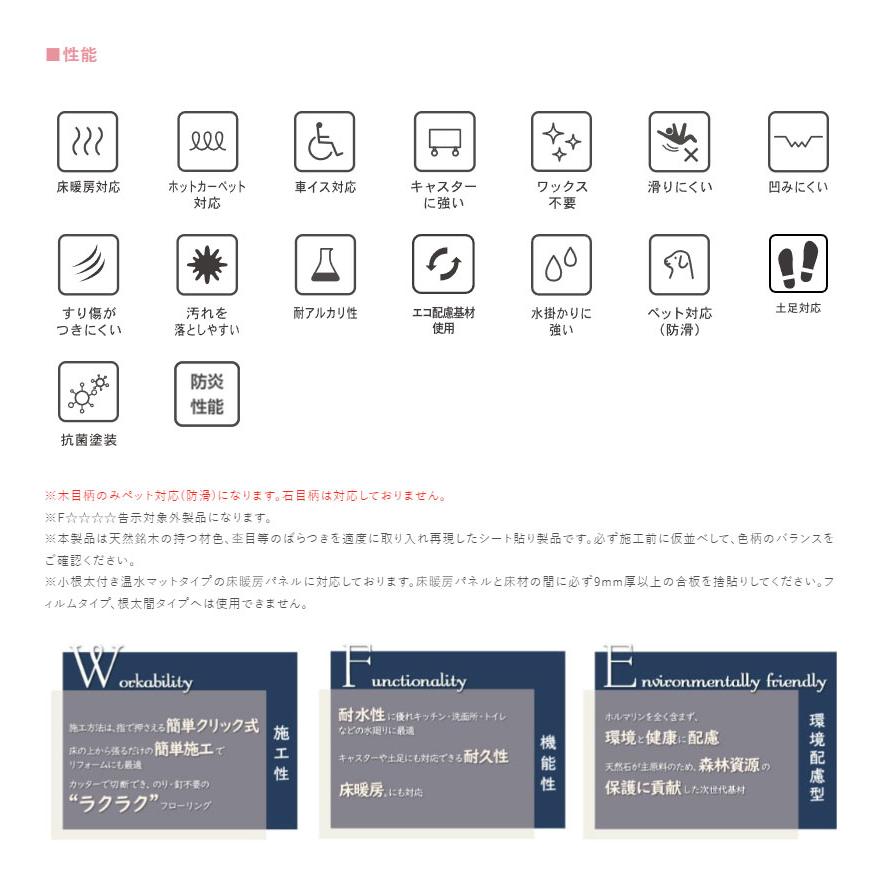 ト―ヨーテックス リフォーム & パブリックフロアー 楽lock SPCflooring 5.5×303×606mm 1ケース9枚(1.65平米)入り 送料無料_5