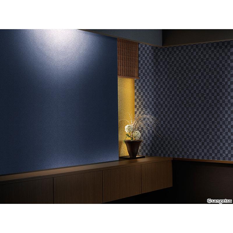 サンゲツ（SANGETSU） FE76523 壁紙 和 和柄 和風 和紙 ネイビー系