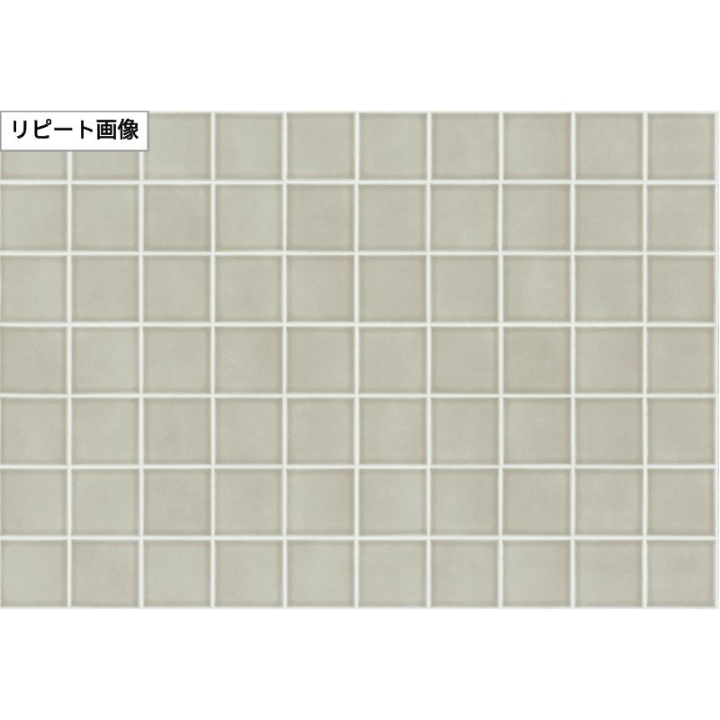 サンゲツ FE76624 壁紙 タイル調 陶器 正方形タイル グレー系