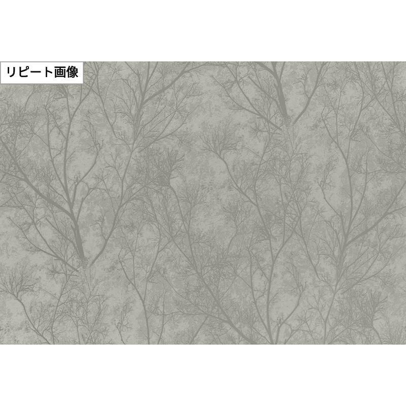 サンゲツ（SANGETSU） FE76752 壁紙 モダン 植物柄 木 木立ち グレー系