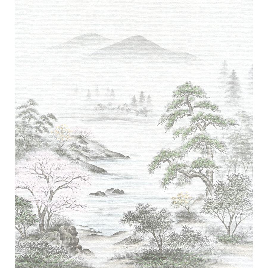 ルノン ふすま紙 山水第25集 NO.210 新鳥の子襖紙 紙寸法 巾96cm×丈