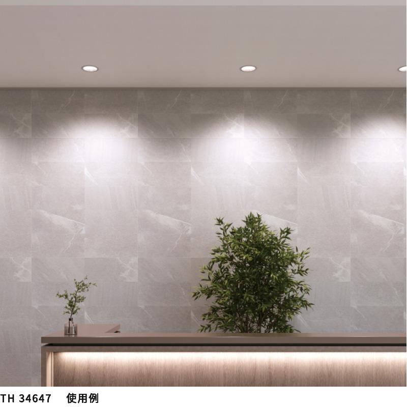 サンゲツ（SANGETSU） TH34647 壁紙 フェイス クロス タイル調 グレー