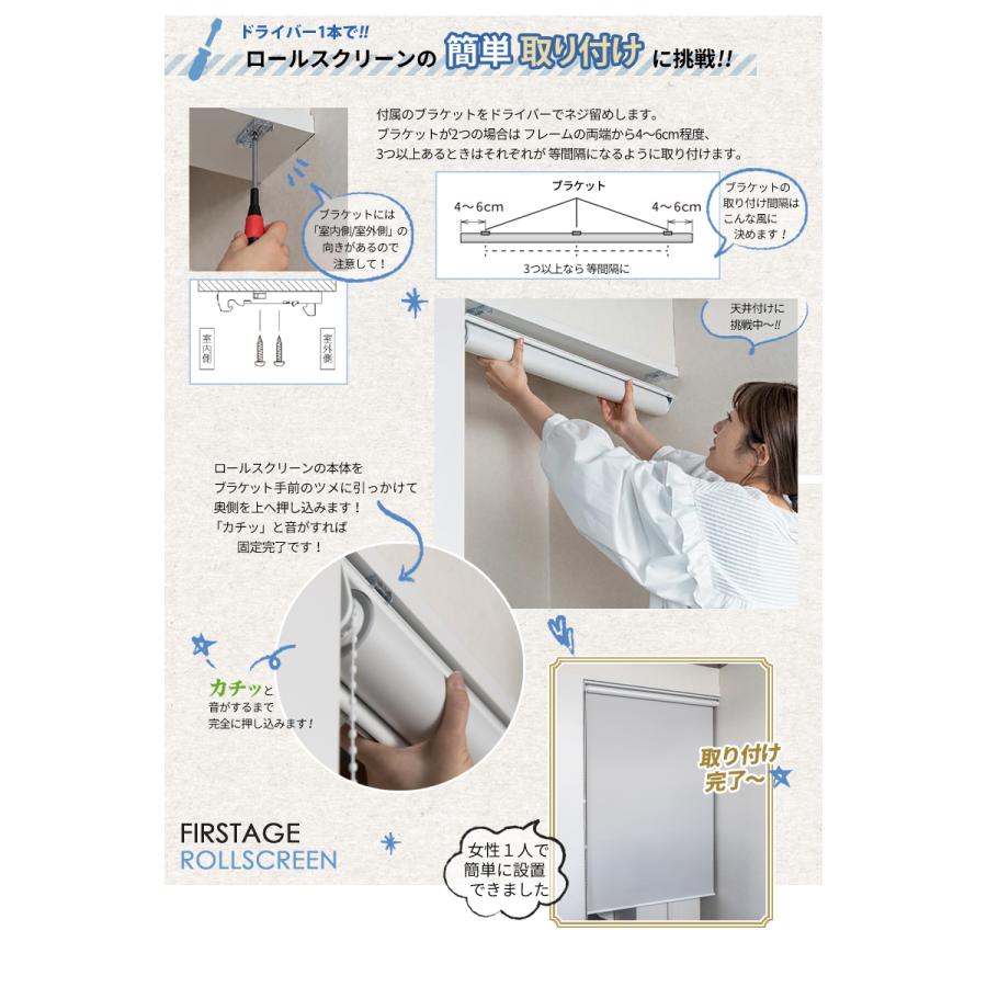 タチカワブラインド ロールスクリーン ココルン 送料無料 無地タイプ