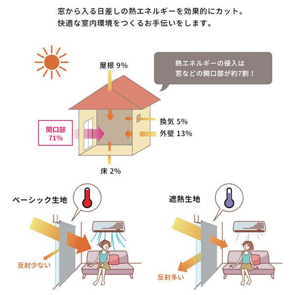 ロールスクリーン 送料無料 無地遮熱 幅91〜135cm 高さ30〜90cm 日本製 タチカワブラインド グループ 立川機工 FIRSTAGE｜vivakenzai｜12