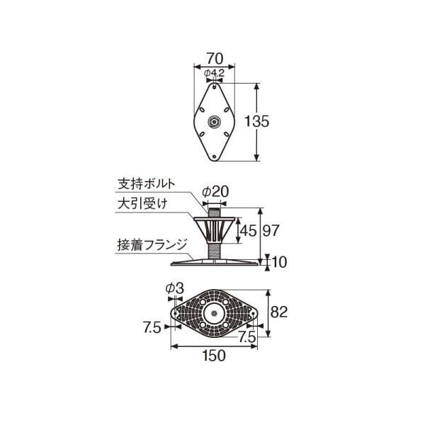 JOTO 束 調整束 城東テクノ 50個入 YK-0511 対応寸法 55〜115mm（調整