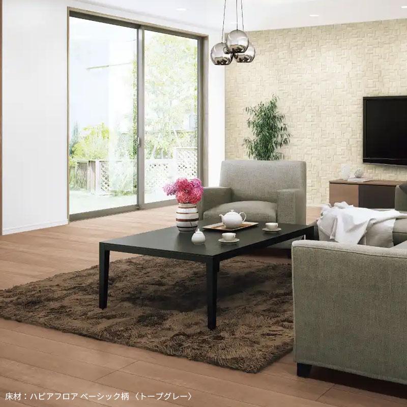 大建工業 ダイケン DAIKEN 床材 ハピアフロア ベーシック柄 12mm厚 303×1818ｍｍ 【ライトグリーン】 6枚（3.3平米入）YN7001