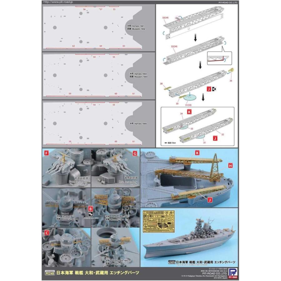 正規品 ピットロード 1 700 スカイウェーブシリーズ 日本海軍 戦艦 大和 就役時 エッチングパーツ付き プラモデル W215e 超激安 Www Doctor Plan Com