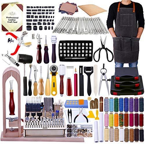 楽天ランキング1位 レザークラフト レザーツール308点セット 道具 工具セット Rmtime 革工具セット レザークラフトに必要な道具が全て揃い 菱目打ち ス 公式店舗 Www Thedailyspud Com