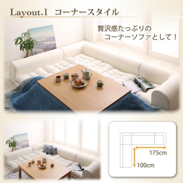 ソファー ソファ 4人掛け 5人掛け L字型 コーナーソファ ファブリック