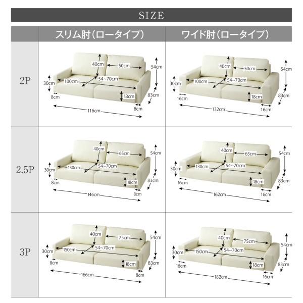 ソファー ソファ 2人掛け ローソファ ワイド肘 ハイバック 合成皮革レザー おしゃれ 北欧モダン 二人掛けソファ フロアソファ ローソファー 2P W132cm｜vivamaria｜18