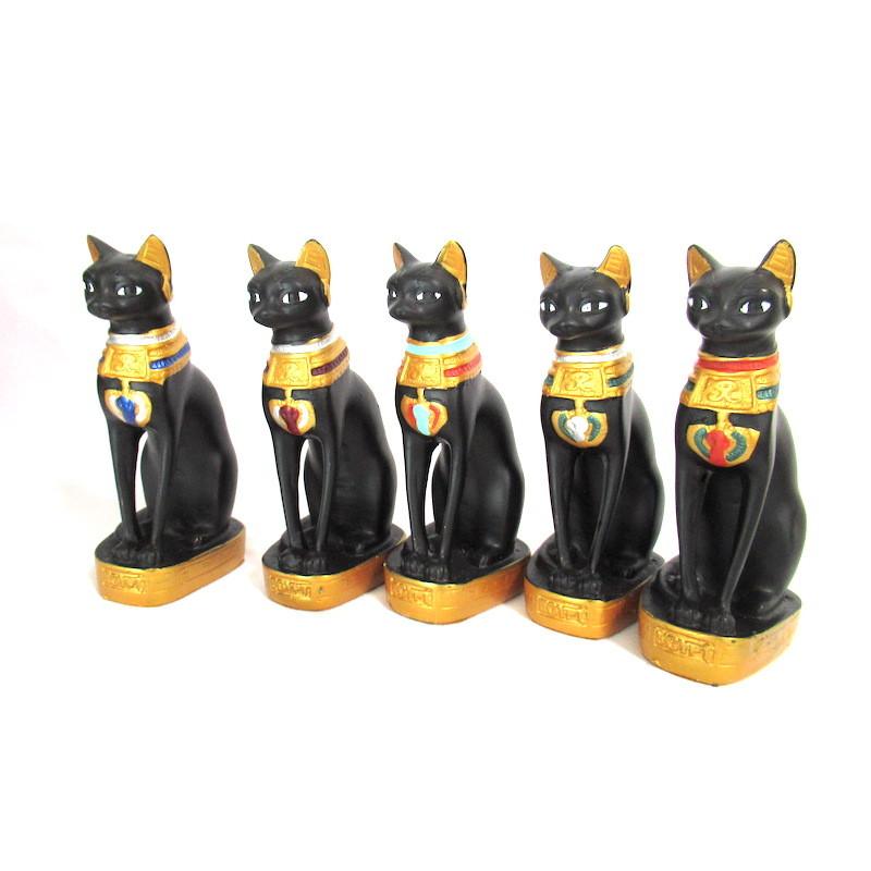 古代エジプトのバステト神】【Mサイズ】猫型の女神 立像 バステト神 猫