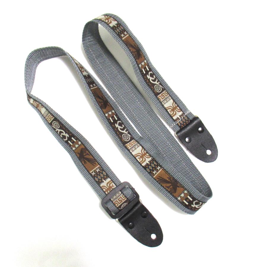 民族楽器用のベルト・ショルダー・ストラップ】ナスカ柄 楽器の