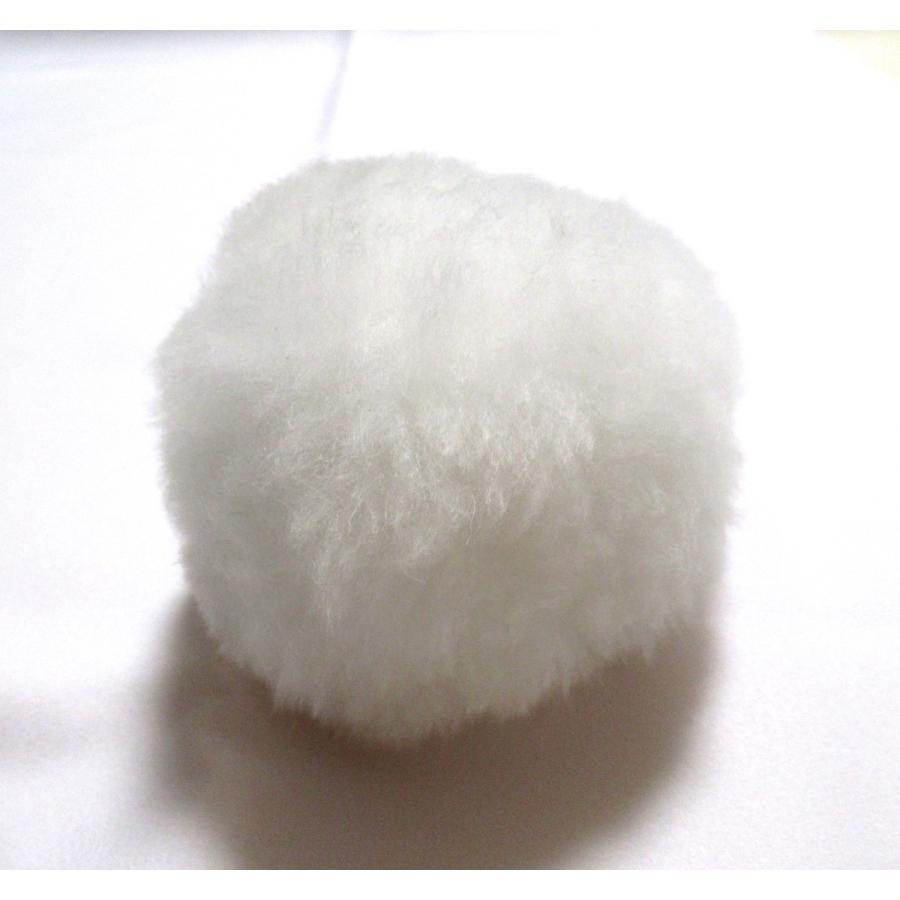 ほったらかしペット】クイ（白・ホワイト）の形した ふわふわ