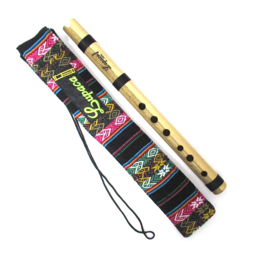 【美品】LUPACA ルパカ プロ用ケーナ G管 ワヤカン木 ケース付 LUPACA QUENA GUAYACAN PRO COLOR02】ルパカ社のプロ用ケーナ G管