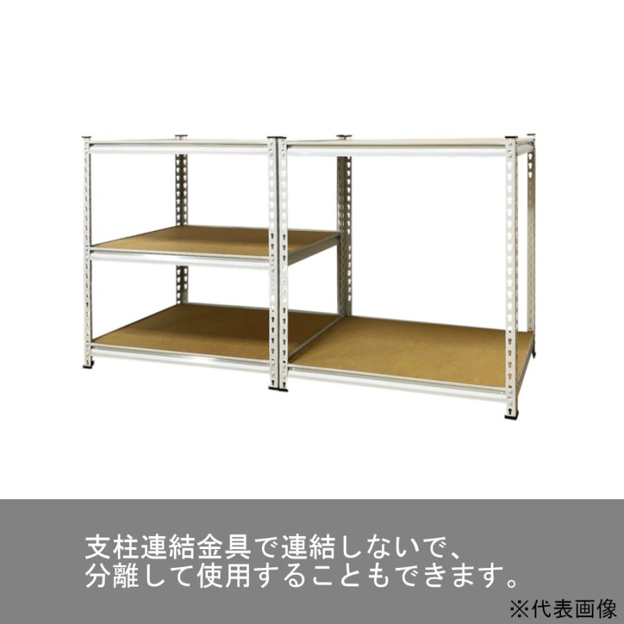 組立簡単ラクラック ホワイト色 幅120cm×奥行40cm×高さ183cm 収納