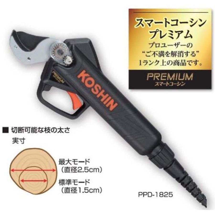 工進 充電式剪定はさみ 18V 2.5Ah PPD-1825 園芸 農業 農業機械 工進 充電式剪定はさみ 18V 2.5Ah PPD-1825 園芸 農業 農業機械