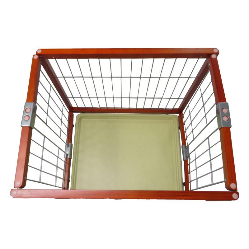 ビバホームオリジナル ウッディー ペット サークル 126 屋根網付