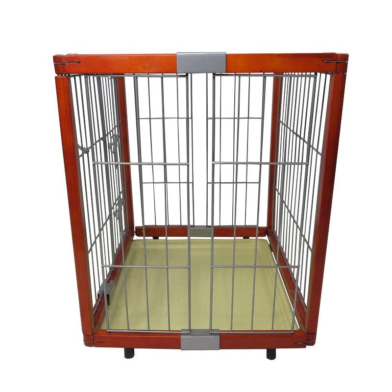 ビバホームオリジナル ウッディー ペット サークル 126 屋根網付