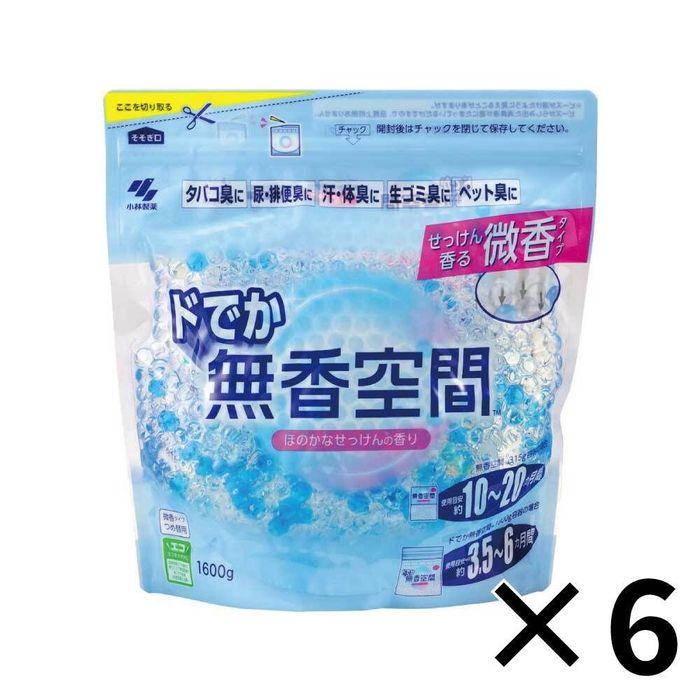 【オンライン限定】ドでか無香空間　ほのかなせっけん　つめ替用　１６００ｇ　×６個パック 1600g ほのかなせっけん ビバホーム（Yahoo!・ビバホーム オンライン ヤフー店）