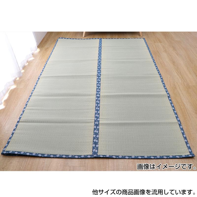 国産　い草　ラグ　洗えるPPカーペット　上敷　江戸間6畳　(約261×352) ik-brc348352_f1.jpg