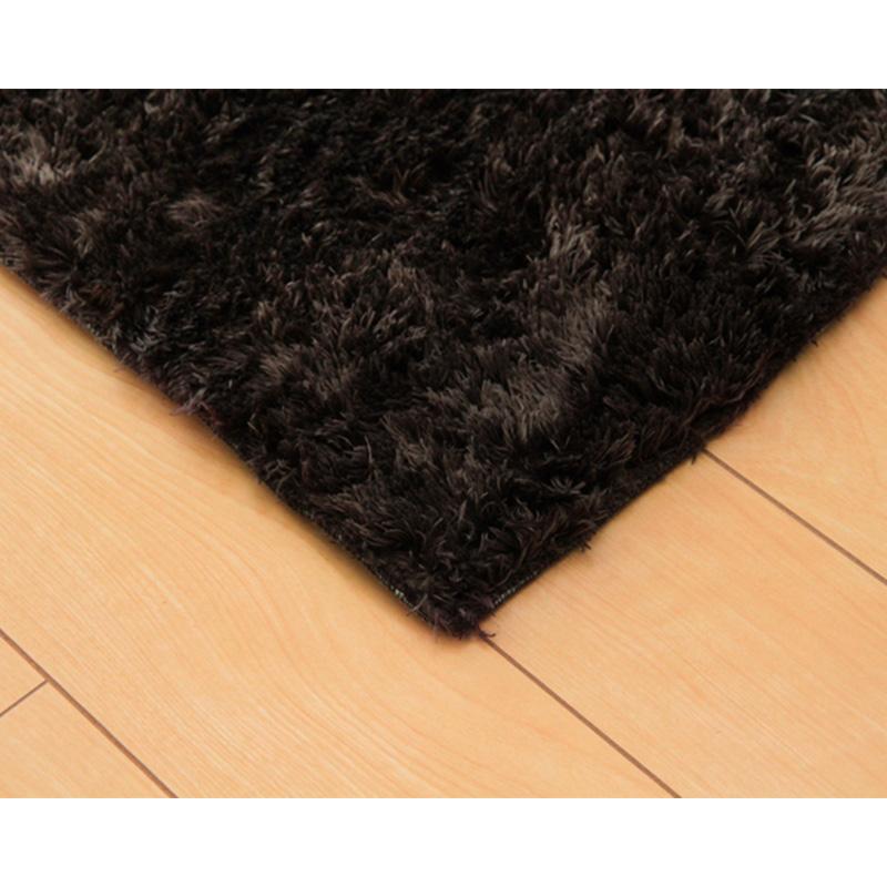 シャギー調ラグ　ラルジュ　ブラウン　200Ｘ250ｃｍ【メーカー直送・代引不可】 ビバホーム_1