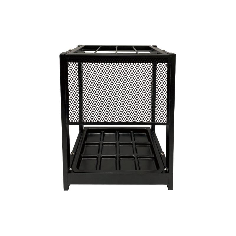 折りたたみ式傘立て12本用 ブラック【メーカー直送 代引不可】【法人