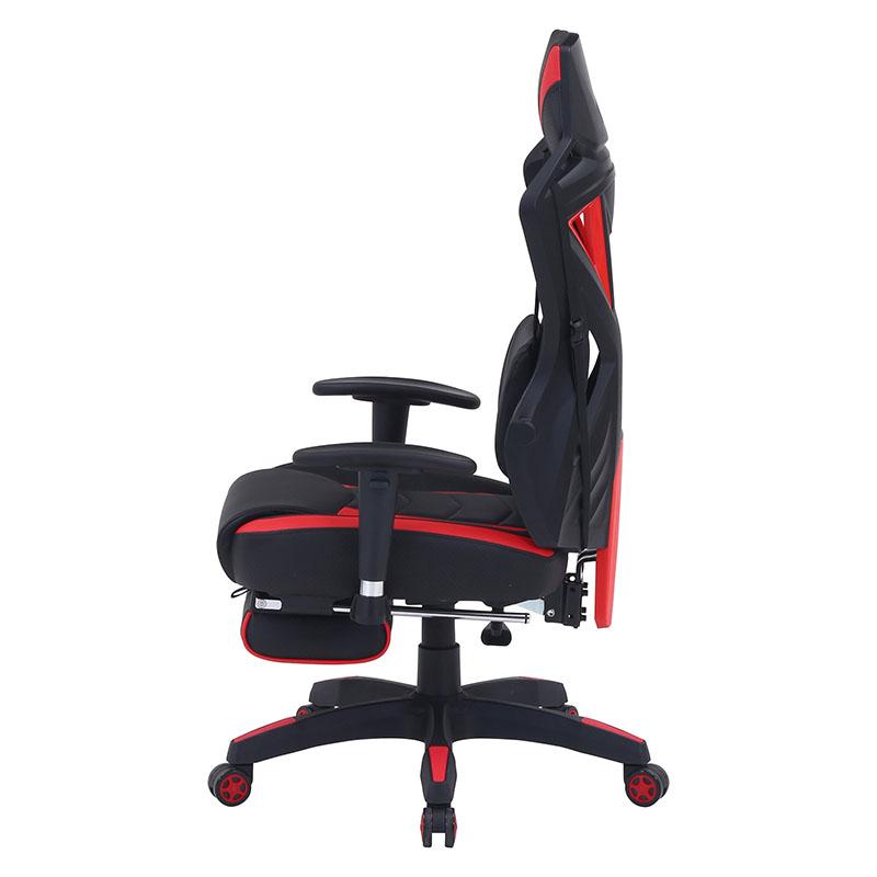 ネット限定価格】メッシュゲーミングチェア レイズフットレスト付き