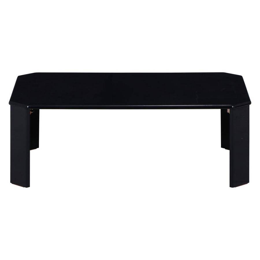 不二貿易 UVローテーブル ルーチェ 75BK 6310MDF-LUCE75【メーカー直送