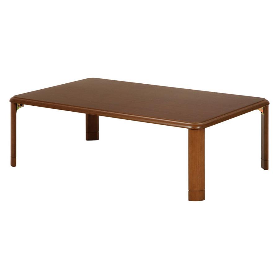 不二貿易 軽量継脚折り畳み座卓　120cm FL12075 木製ローテーブル 不二貿易 軽量継脚折り畳み座卓 120cm FL12075 木製ローテーブル