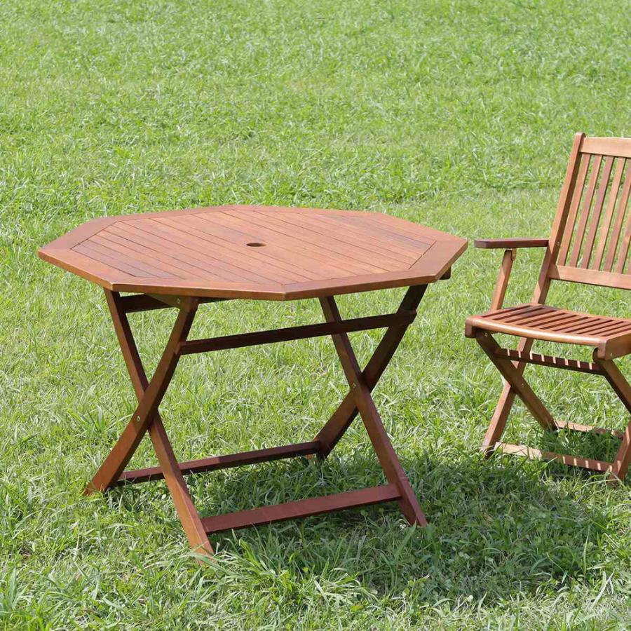 不二貿易 八角テーブル 110cm ＃GT05FB【メーカー直送 代引不可