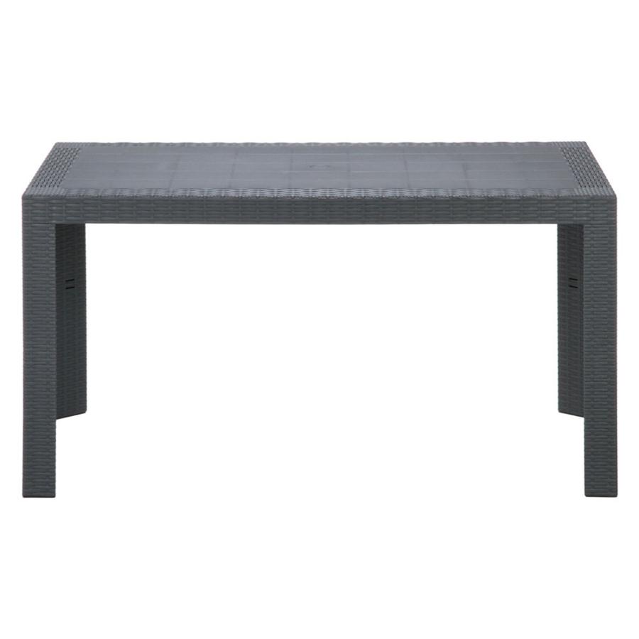 不二貿易 ステラ テーブル 80×140 ブラック（11238）【メーカー直送 代