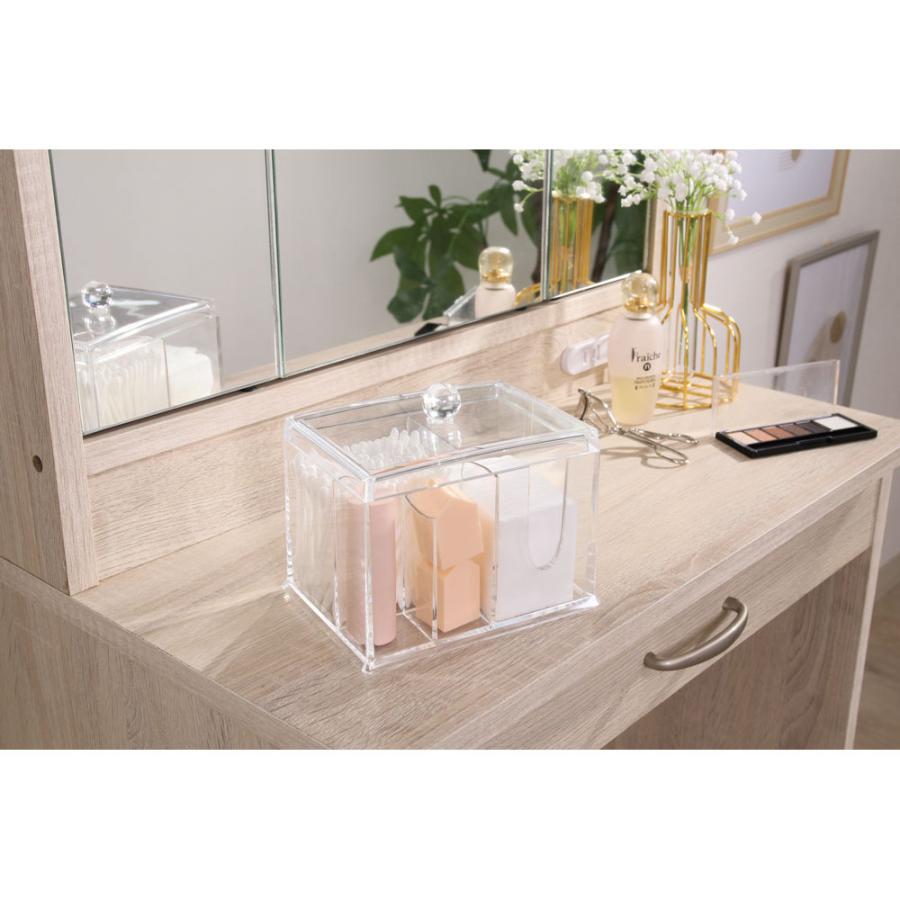 フラワーデコレーション　プリンセスデコ　綿棒ケース　小物入れ　収納 フラワーデコレーション プリンセスデコ 綿棒ケース 小物入れ