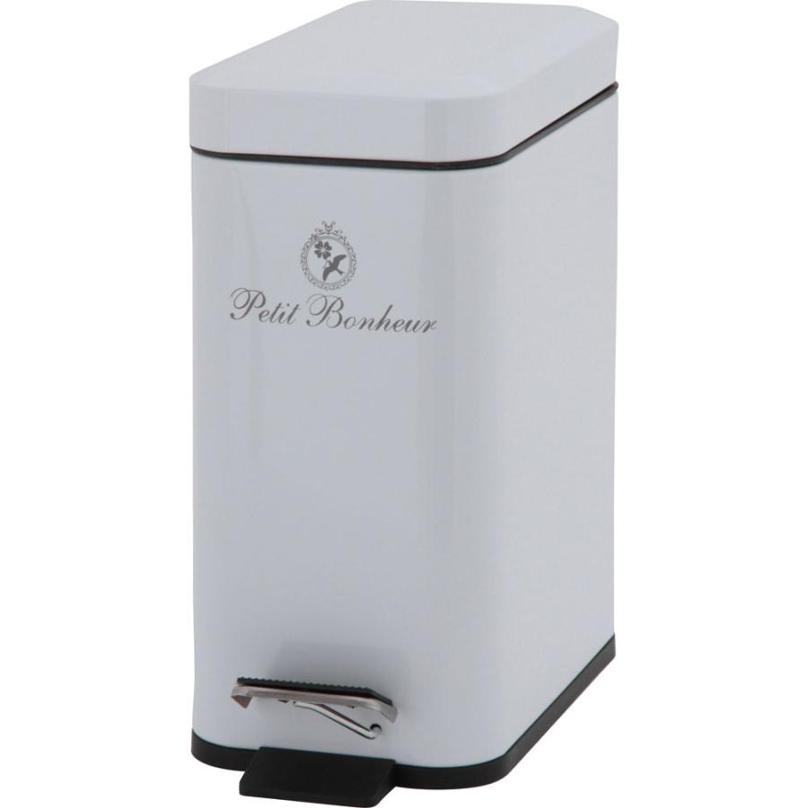 【新品未使用】ペディボヌール　ペダル式 ゴミ箱　ダストボックス ふた付き  5L 不二貿易 ペディボヌール ダストボックス5L ホワイト【メーカー直送