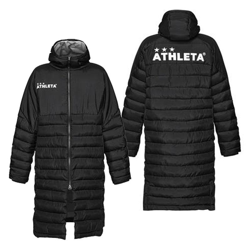 美品◆アスレタ／ATHLETA◆ベンチコート　160 ATHLETA アスレタ ベンチコート フットサル サッカー ウェア ロング