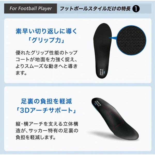 ザムスト ZAMST Footcraft FOOTBALL STYLE (アーチタイプ MIDDLE