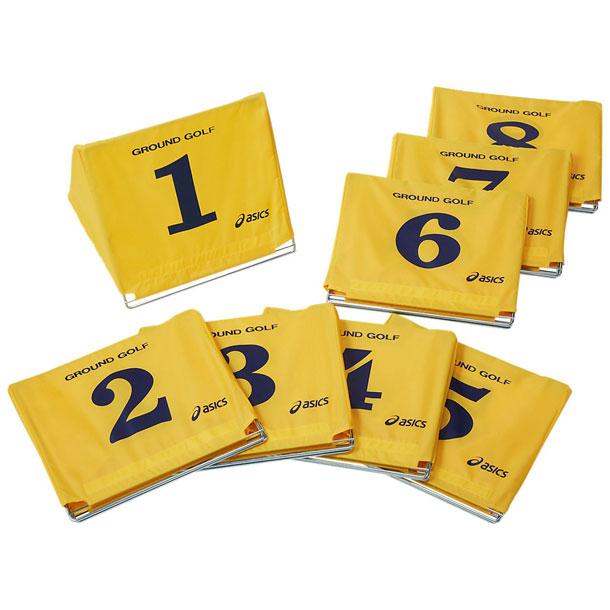 アシックス asics 大型スタート表示板セット (イエロー) (3283A027) ASICS（アシックス） 大型スタート表示板セット (イエロー) (3283A027