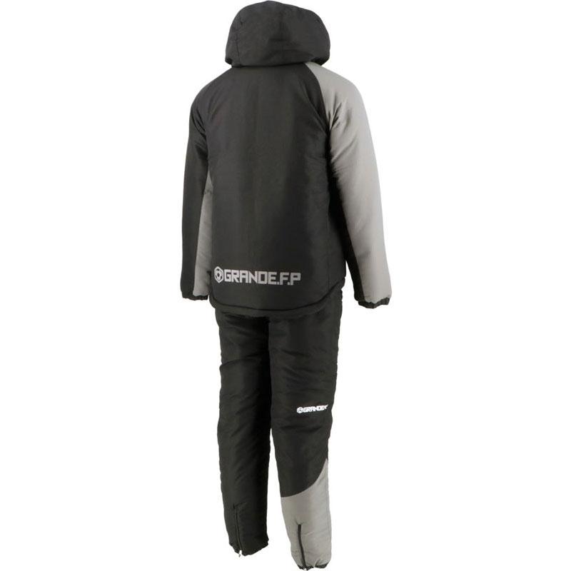 GRANDE.F.P(グランデエフピー) GRANDE.F.P.ツートン. ベーシックウォーマーパンツ ブラック×グレー フットサル ウォーマーパンツ (gfph19604-091の画像