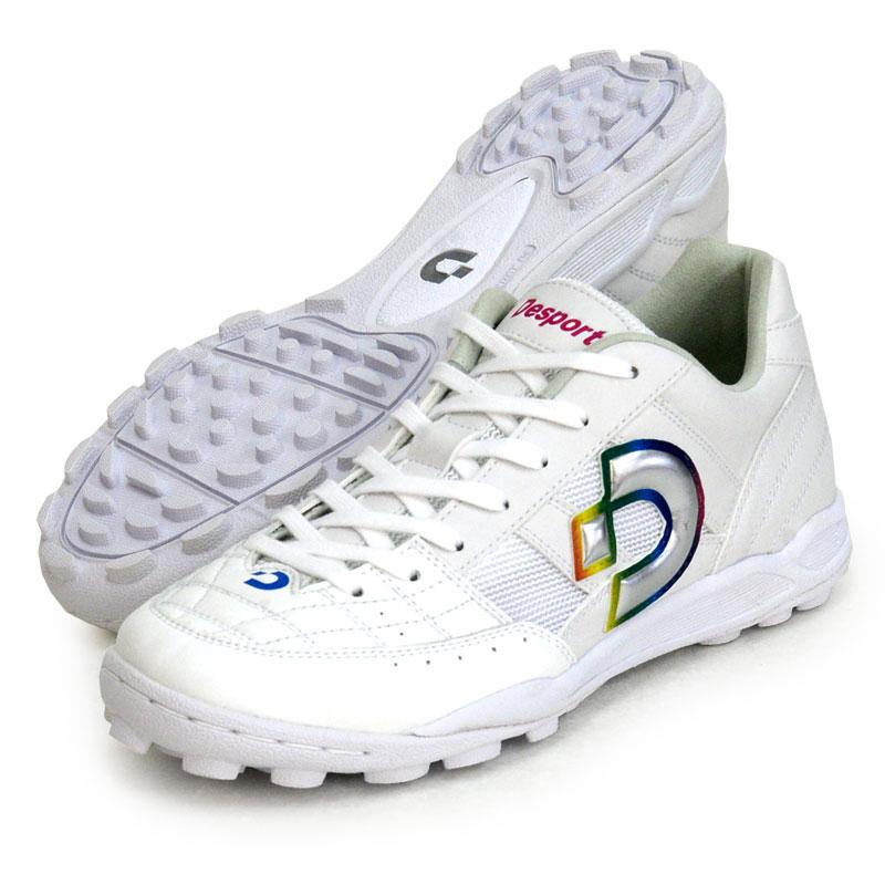 Desporte Rio デスポルチリオ　フットサルシューズ フットサル シューズ、Rio LLID、ホワイト/シルバー |デスポート