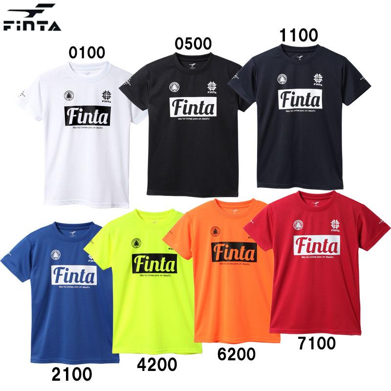 フィンタ FINTA JR プラクティスTシャツ ジュニア サッカー フットサル ウェア プラシャツ 22SS (FT8755) :ft8755:ビバスポーツ ヤフー店 通販 FINTA フットサルウエア