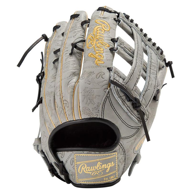 158.Rawlings軟式ミット Rawlings（ローリングス） 軟式 HOH レトロスタンプ B88 GRY 軟式用